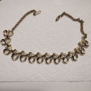 Vintage gold tone Pennino necklace